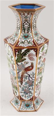 Cloisonné-Vase, - Antiquitäten & Bilder