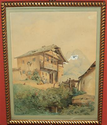 Carl Scharold - Antiques and Paintings<br>(Watercolours of the 19th century)
