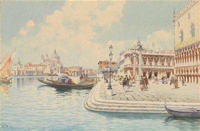 Italien, um 1900 - Antiques and Paintings<br>(Watercolours of the 19th century)