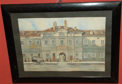 Österreich, um 1920 - Antiques and Paintings<br>(Watercolours of the 19th century)