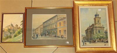 Paul Kaspar * - Antiques and Paintings<br>(Watercolours of the 19th century)