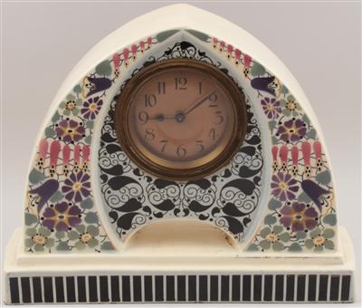 Jugendstil-Uhrgehäuse, - Antiquitäten & Bilder<br> (Schwerpunkt: Aquarelle des 19. Jahrhunderts)