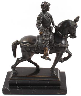 Reiterstatuette des Andrea Colleone, - Antiques and Paintings