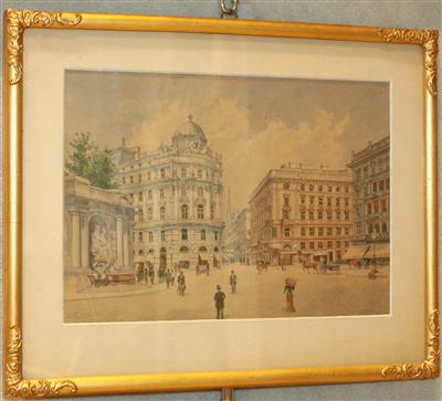 Wien, um 1900 - Starožitnosti, Obrazy