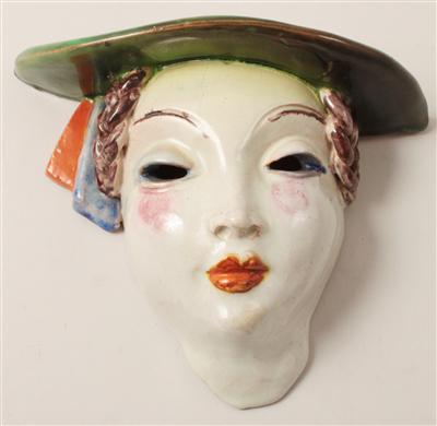 Walter Bosse zugeschrieben, Frauenkopf-Wandmaske, - Antiquariato e Dipinti