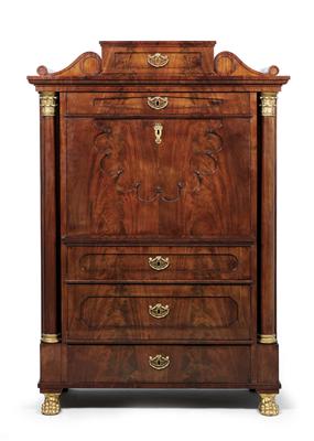 Biedermeier Sekretär, - Antiquariato e Dipinti