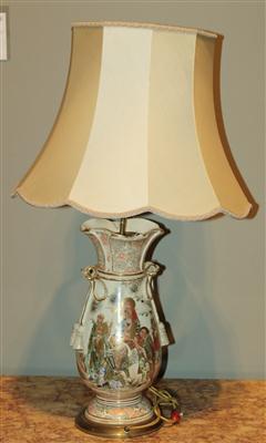 Satsuma-Tischlampe, - Saisoneröffnungsauktion Antiquitäten & Bilder