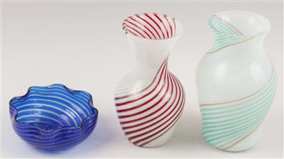 2 Vasen und 1 Schale, - Starožitnosti, Obrazy