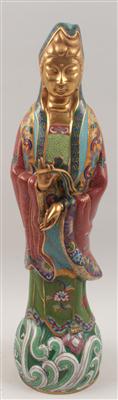 Cloisonné Guanyin, - Antiques and Paintings