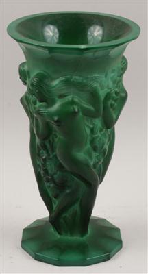 Frantisek Pazourek - Vase mit Nymphen, - Antiquitäten & Bilder