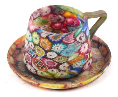 Tasse mit Untertasse, - Antiques and Paintings