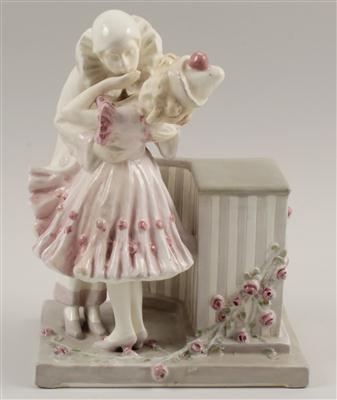 Pierrot und Columbine, - Antiques and Paintings