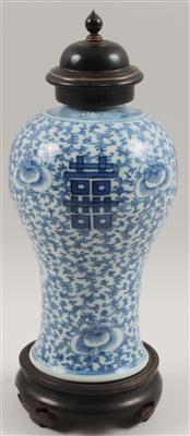 Blau-weiße Vase, - Antiquariato e Dipinti