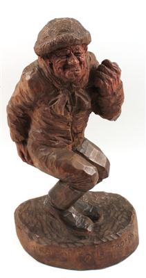 Franz Zelezny(1866-1932), Figur "Sakra mi hams troffa", - Antiquitäten & Bilder