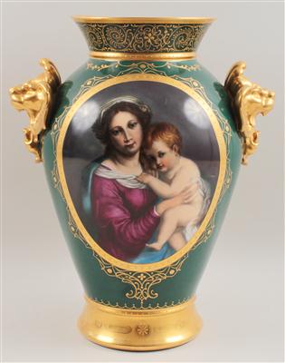 Vase mit 'Madonna mit Kind', - Starožitnosti, Obrazy