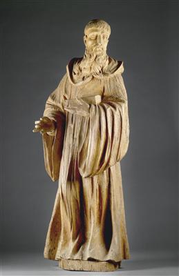 Hl. Benedikt von Nursia, - Antiquitäten - Möbel, Skulpturen, Uhren
