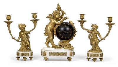 Set neoclassico per camino - Oggetti d'arte (mobili, sculture)