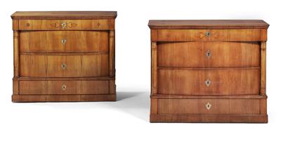 Pair of Biedermeier chests of drawers, - Works of Art (Furniture, Sculpture)
