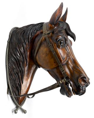 Horse’s head, - Works of Art (Furniture, Sculpture)