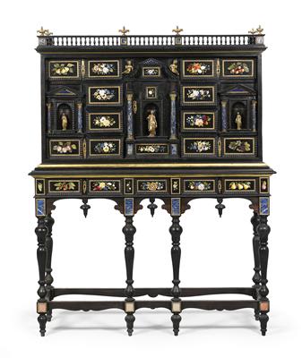 Pietra Dura cabinet, - Works of Art (Furniture, Sculpture)