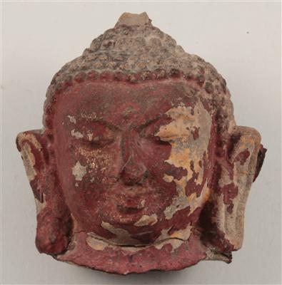 Buddhakopf, - Antiquariato e Dipinti