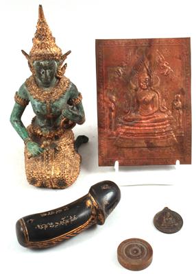 Konvolut (5 Stücke): Thailand: - Antiques and Paintings