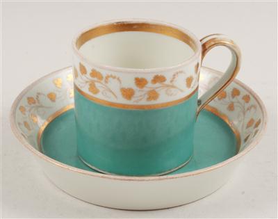 Tasse mit Untertasse, - Antiques and Paintings