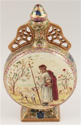 Flasche mit Stöpsel, - Antiques and Paintings