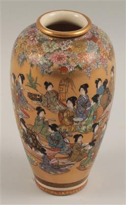 Satsuma-Vase, - Antiques and Paintings