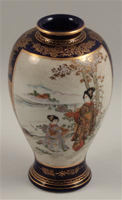 Satsuma-Vase, - Antiques and Paintings