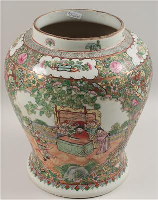 Famille rose-Vase, - Antiquariato e Dipinti