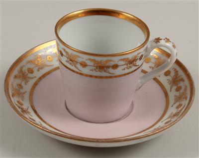 Tasse mit Untertasse, - Antiques and Paintings