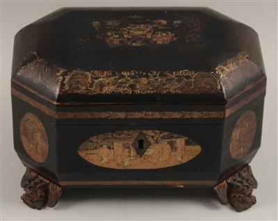 Tea Caddy, - Antiques and Paintings