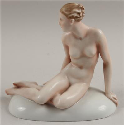 Gerhard Schliepstein (1886-1963), Sitzender Frauenakt "Beata", - Antiquariato e Dipinti