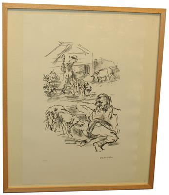 Oskar Kokoschka * - Antiquitäten & Bilder<br>Schwerpunkt Druckgrafik