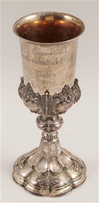 Pokal "Aargeuisches Schützenfest in Baden 1875", - Antiques and Paintings