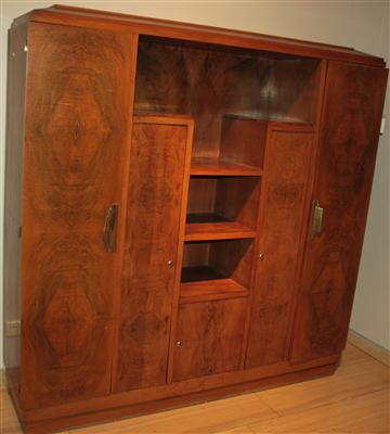 Art Deco Schrank, - Saisonabschluß-Auktion<br>Bilder Varia und Antiquitäten