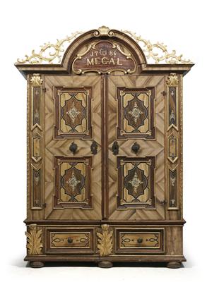 Bäuerlicher Prunkschrank, - Antiquariato e Dipinti