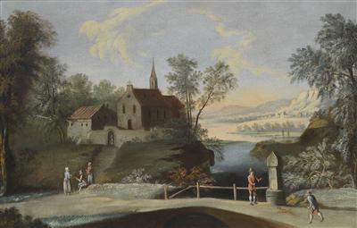 Deutsche oder Niederländische Schule des 18. Jahrhunderts - Saisonabschluß-Auktion<br>Bilder Varia und Antiquitäten