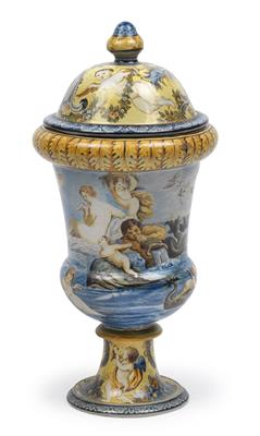 Prunkdeckelvase, - Antiquariato e Dipinti