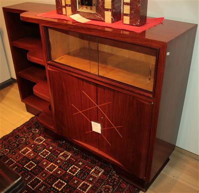 Sideboard mit eingebautem Barteil, - Antiques and Paintings