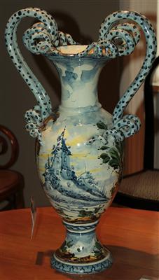 Henkelvase, - Summer-auction