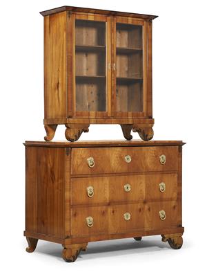 Biedermeier-Aufsatzkommode, - Asta estiva