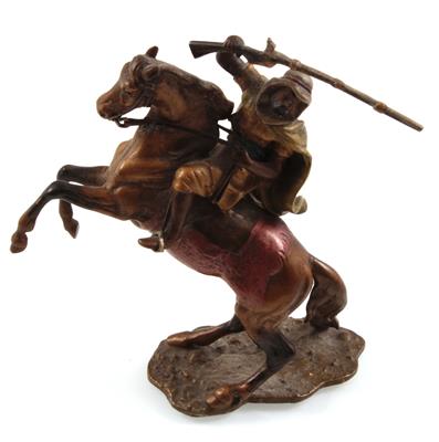 Orientale mit Gewehr zu Pferd, - Summer-auction