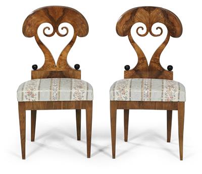 Paar Biedermeier Sessel, - Summer-auction