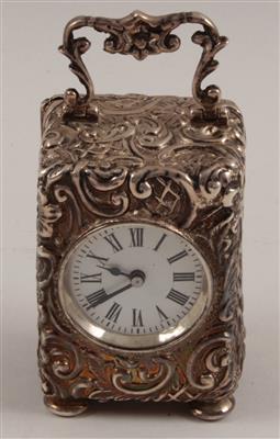 Silber Historismus Reiseuhr - Summer-auction