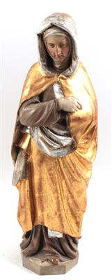 Heiligenfigur in Ordenstracht, - Summer-auction