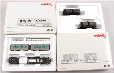 Märklin H0 2 Stk. Wagenpackungen: - Asta estiva