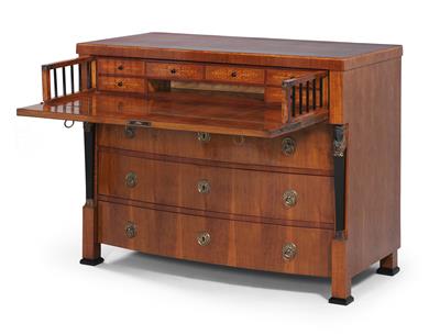 Biedermeier-Schreibkommode, - Summer-auction