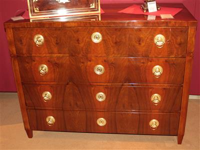 Biedermeier Schreibkommode, - Summer-auction